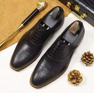 Chaussures habillées en cuir véritable pour hommes, à bout fermé, à enfiler, imperméables - Product Image 2