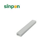 Diffuseur de bande Led étanche en U, facile à découper, serré et monté sous le meuble, profil en aluminium, avec vis et Clips de fin