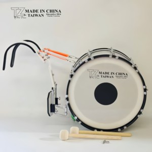 Tambour basse de 22 pouces de style épaule, instrument de percussion en gros du fabricant, avec éponge de silencieux, son grave et puissant - Product Image 6