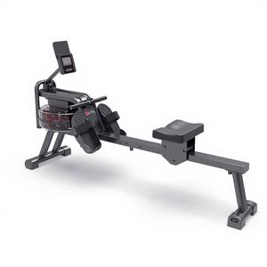 Robuuste roeitrainer van metaal - stevig frame, antislip pedalen, ideaal voor intensieve fitness training thuis - Product Image 1