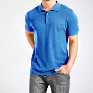 Venta Directa de Fábrica: Camiseta de Hombre de Alta Calidad, 100% Algodón Tejido, Estilo Hip Hop, con Estampado en Relieve, Transpirable, de Secado Rápido, Informal, para Golf - Product Image 1