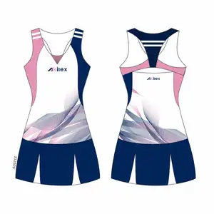 Jupe une pièce pour femmes Golf Sports Wear Dress Yoga Fitness Breathable Tennis Pocket Shorts Two Piece Tennis Set
