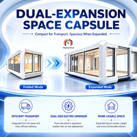Maisonnette modulaire préfabriquée isolée et pliable, prête à vivre, autonome, abordable et mobile, idéale pour les projets Airbnb et les complexes hôteliers