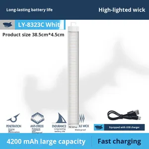 Nouvelle lampe LED d'urgence pour l'extérieur, lampe de camping, lampe longue à suspendre pour marché nocturne, <span class=keywords><strong>rechargeable</strong></span> - Product Image 5