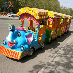 Juego de interior al aire libre de alta seguridad Parque de atracciones para niños Bebé Niños Elefante Pista <span class=keywords><strong>Tren</strong></span> eléctrico Paseos a la venta - Product Image 2