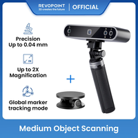 Scanner 3D portable Revopoint-POP 3 PLUS haute précision 18fps USB/WiFi multi-formats, filament ABS, utilisation intérieure/extérieure, 0,04 mm