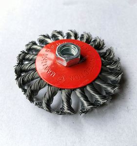 Prix d'usine – Disque de brosse métallique en cuivre de 4 et 5 pouces, type roue à fil d'acier, pour polissage, élimination de la rouille, nettoyage – Outils abrasifs - Product Image 6