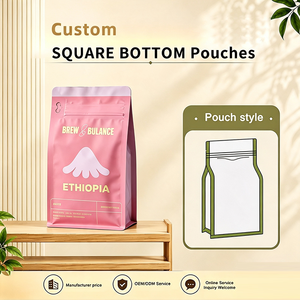 Sachets d'emballage refermables personnalisés en Mylar, forme sur mesure, avec fermeture éclair, pour le stockage alimentaire - Product Image 3