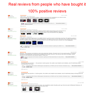 Éclairage d'ambiance W290 pour Mercedes-Benz AMG GT 2015-2018, amélioration de l'éclairage LED intérieur, accessoires pour les aérateurs de type turbine - Product Image 4