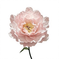 Fleurs de pivoine artificielles de style européen pour décorations de mariage, Halloween, Noël, et fleurs de guidage pour hôtels haut de gamme