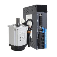 Kit Moteur Servo AC Monophasé et Driver 60/80/400W/750W/1kW Haute Vitesse 3000 tr/min 208-240V Montage Vertical Freins