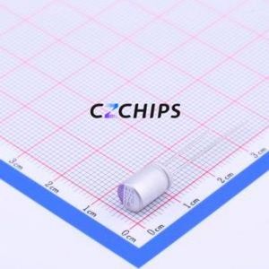 Condensateur solide 16SEPG270M, composant traversant (THT), D6.3xL9.9mm 270uF 20% 16V 290mA120Hz - Product Image 1