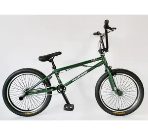 Vendita calda 20 pollici acciaio BMX bici con forcella in alluminio ingranaggi a velocità singola per uso stradale include V e doppio V freno