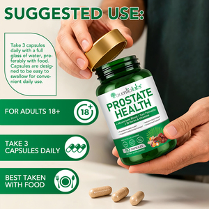 Complément alimentaire pour la santé de la <span class=keywords><strong>prostate</strong></span> Acentiallabs, pur et naturel, fonction de la <span class=keywords><strong>prostate</strong></span> saine, capsules de santé, capsules d'extrait de palmier nain - Product Image 5