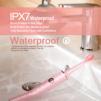 Brosse à dents électrique sonique tendance, rechargeable, 5 modes, étanche IPX7, chargement USB, minuteur intelligent, soins dentaires, usage domestique