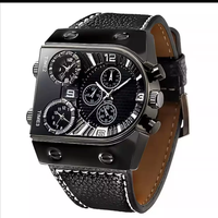 Montre homme OEM unique, luxe, grande taille, cadran carré, décoration boussole, mouvement quartz, style antique, logo personnalisé