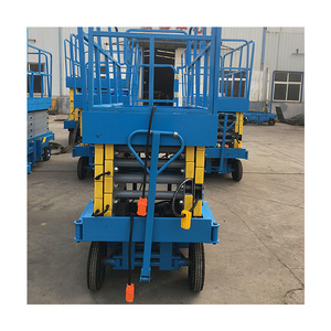 Taşınabilir depo makaslı kaldırma 0.5Ton 1Ton römork hidrolik makaslı gökyüzü mobil kaldırma çalışma dikey kargo asansörü - Product Image 3