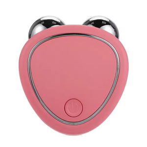 Rodillo eléctrico de masaje antienvejecimiento para tonificación de estiramiento facial con microcorriente y cuidado de la piel Guasha, rodillo de masaje facial antiarrugas - Product Image 1