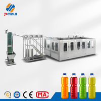 Ligne de production de jus commerciale à haut rendement, machine complète intégrée de pressage et de remplissage de fruits pour usine de boissons