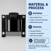 Transformateur de commande monophasé : performance fiable pour le contrôle de puissance des machines-outils