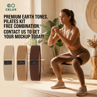 Ensemble d'accessoires de poids réglables pour chevilles et poignets, couleur personnalisable, pour la maison, la gym, le fitness, le yoga, le Pilates, avec Power Ring, tapis de yoga et logo personnalisé