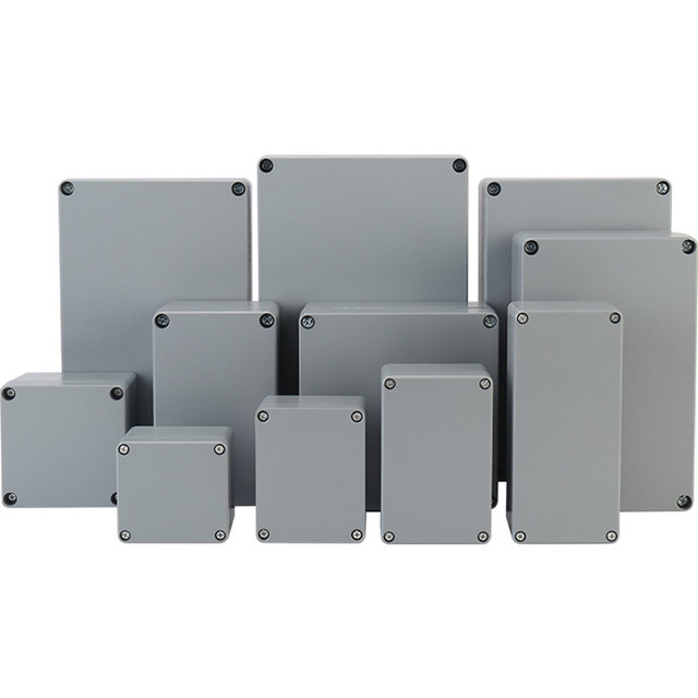 Yutai Gray Aluminum Die-Cast & PC IP66 Waterproof Outdoor Electrical Enclosure Vented Junction Box Durable
