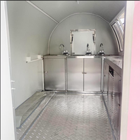 Remorque alimentaire standard européenne entièrement équipée, camion de restauration au gaz, chariot alimentaire, foodtruck
