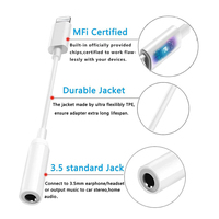 Top-Angebot: Bestway MFi-zertifiziertes USB Audio-Adapterkabel, 8-Pin auf 3,5 mm Klinkenbuchse, umweltfreundlich und wasserdicht für iPhone und Kopfhörer