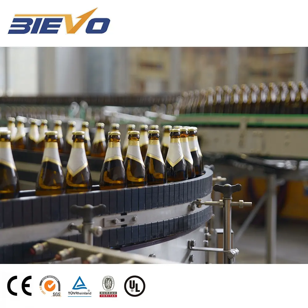 Fully Automatic Glass Beer Bottle Washing Drinks Filling Capping Machine Manufacturer