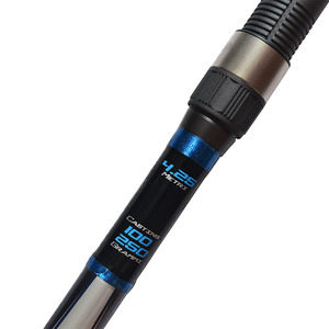 Canne à pêche de surfcasting en fibre de carbone, 3sections, poids net 4.25g, 100 m, 250-550g - Product Image 4