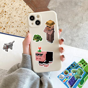 8 Pixel World para Diseño Educativo, Pegatinas de Rompecabezas DIY para Niños, Decoración de Fiesta de Plástico Impermeable - Product Image 4