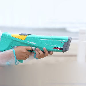 LONGXI otomatik su tabancaları elektrikli plastik köpekbalığı su blaster oyuncaklar yetişkinler için akülü su tabancası açık oyunlar çocuklar - Product Image 4