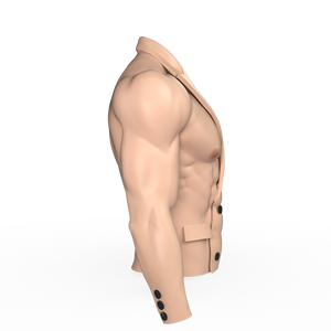 Chaqueta de Traje Muscular de Silicona de Alta Calidad con Forma de Senos Realista y Músculo Abdominal Falso para Fiestas de Hombres y Mujeres - Product Image 6