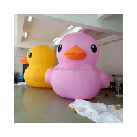 Canard gonflable géant pour la décoration publicitaire extérieure