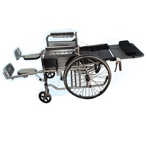 Fauteuil roulant multifonctionnel léger et pliable avec siège inclinable pour personnes âgées et handicapées, aide à la mobilité - Product Image 2
