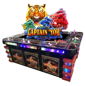 Máquina de juegos Arcade de mesa, entretenimiento, 8 jugadores, Ocean King 3 Plus, Capitán you