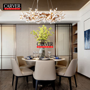 Роскошная французская вилла гостиная мраморная ветка Люстра Арт Свадебный центр латунные декоративные светильники - Product Image 5