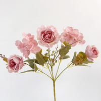 Pivoines artificielles faites à la main en gros pour décorations de mariage, arrangements floraux et décoration de table à domicile