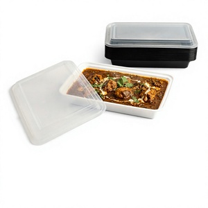 Caja de embalaje de frutas y verduras transparente desechable de plástico transparente personalizada PS PET contenedor Industrial - Product Image 1