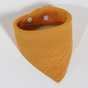 Grosir celemek bayi kustom Bandana segitiga Bib dengan kancing penutup 100% katun dapat disesuaikan dan menyerap - Product Image 5