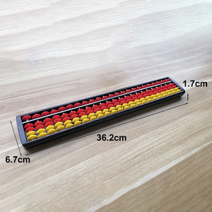 กรอบการนับของครูระดับประถมศึกษาลูกปัดพลาสติกสีสดใส23หลักเครื่องมือลูกคิดสำหรับนักเรียน soroban ขนาดใหญ่สำหรับคณิตศาสตร์ - Product Image 3