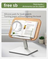 Support triangulaire confortable pour tablette, antidérapant en EVA YD7, multi-usages, idéal pour la lecture de livres de cuisine, solution commerciale pour distributeurs.