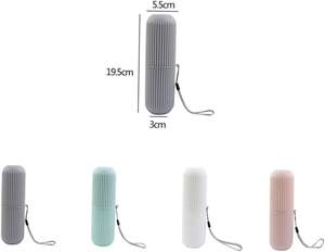 Estuche de Viaje al por Mayor para Pasta de Dientes, Contenedores Portátiles para Enjuague Bucal, Soporte para Vasos - Product Image 2