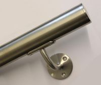Meilleur Choix - Ventes Flash : Main courante d'escalier contemporaine en acier inoxydable et verre, pour usage hôtelier, avec tubes ronds et carrés
