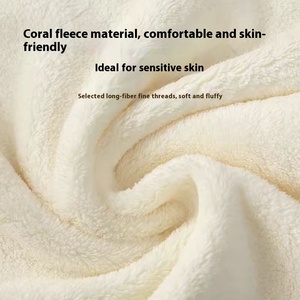 Toalla de Bebé Absorbente de Felpa de Coral, Diseño Cuadrado Pequeño con Patrón de Dibujos Animados, Suave para la Piel, Resistente a la Saliva, para Niños, Venta al Por Mayor - Product Image 6