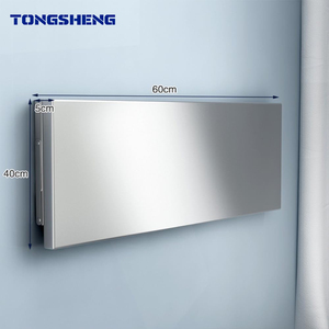 رف معدني قابل للطي من الفولاذ المقاوم للصدأ للخدمة الشاقة للمطبخ التجاري مثبت بالحائط للاستخدام في شاحنات الطعام - Product Image 3