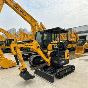 Nouvelle pelle sur chenilles Shantui SE17SR, capacité de la benne de 0,04 m³, jaune, compacte, haute efficacité, pour moteur D902 - Product Image 4