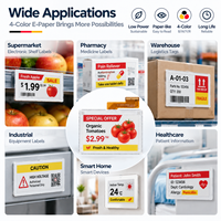Écran E-Paper Réfléchissant Kingtech OEM 4,2 Pouces 400x300 Module d'Affichage Quadricolore Anti-Éblouissement pour Étiquettes d'Étagères