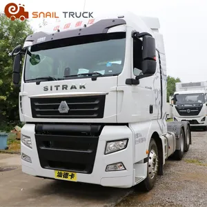 원격 보증 서비스 제공 Sinotruk Sitrak G7 6x4 cng 트랙터 트럭