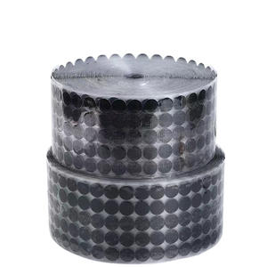 Adhesivo Reutilizable <span class=keywords><strong>Super</strong></span> Adhesivo de una Sola Cara para Puntos de Gancho y Bucle, Autoadhesivo, Ecológico, Resistente al Calor, Colores Blanco y Negro - Product Image 1